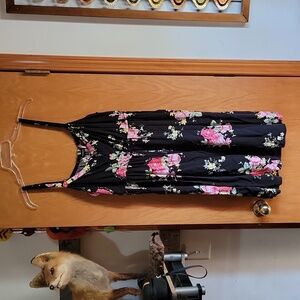 Torrid black floral sundress womens size 2x